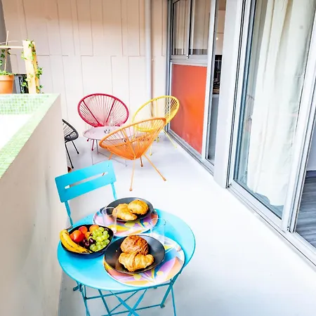 Duplex- T2 Barcelona Pop - Climatise - Terrasses - Parking - Vue Canal