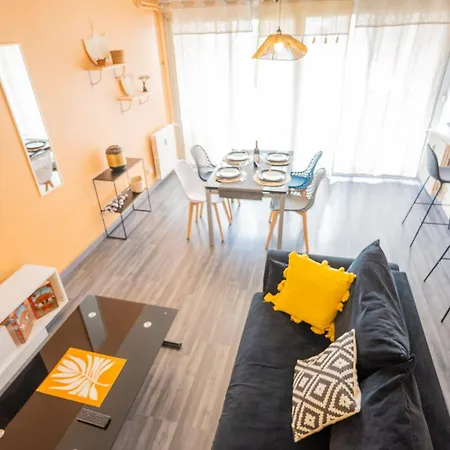 Duplex- T2 Barcelona Pop - Climatise - Terrasses - Parking - Vue Canal Apartamento *