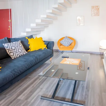 Duplex- T2 Barcelona Pop - Climatise - Terrasses - Parking - Vue Canal Toulouse